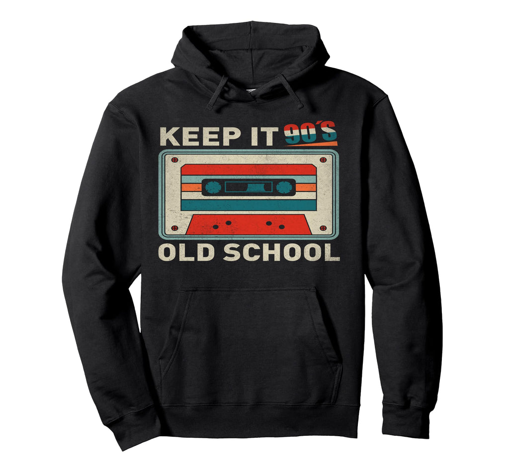90S Vibes Keep It Old School 90S Hip Hop Hoodie - Graphic Print for Adults - T-Shirt, Sweatshirt, Hoodie