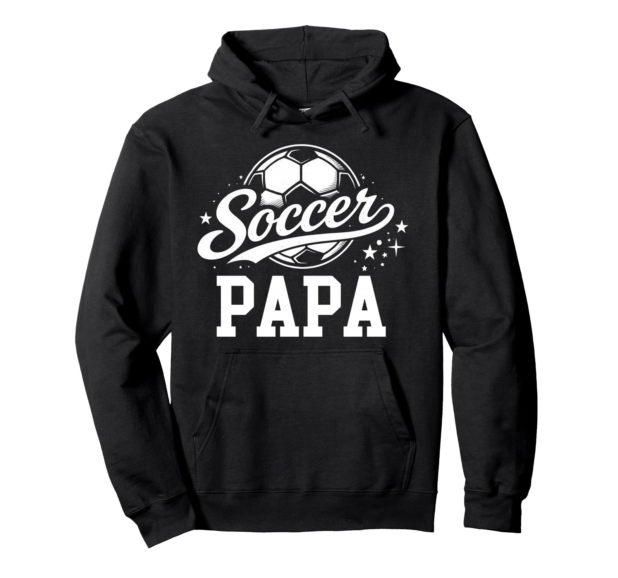 Soccer Papa Soccer Ball Hoodie - Custom Art Print Unisex - T-Shirt, Sweatshirt, Hoodie