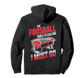 Foosball Table Is Calling Funny Table Hoodie - Minimalist Print for Adults - T-Shirt, Sweatshirt, Hoodie