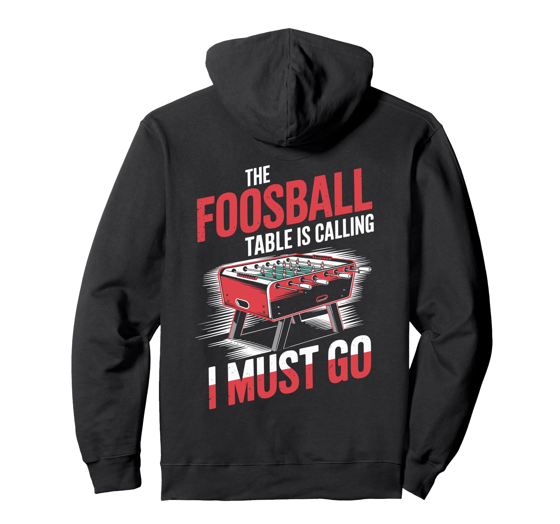 Foosball Table Is Calling Funny Table Hoodie - Minimalist Print for Adults - T-Shirt, Sweatshirt, Hoodie