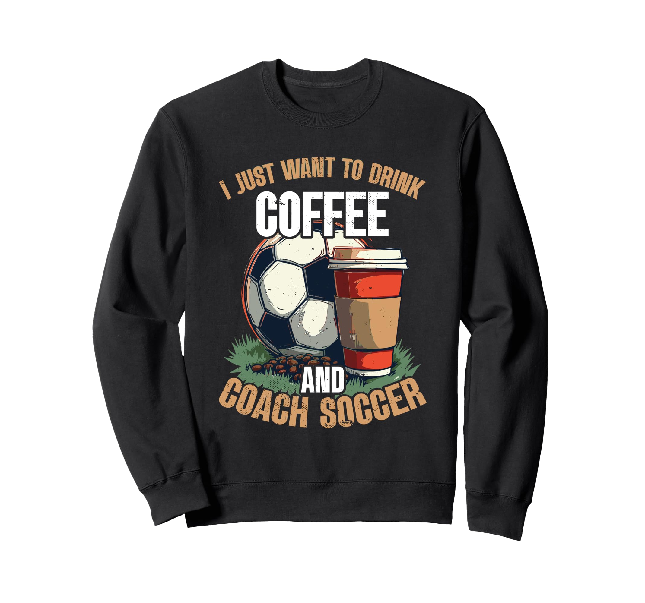 Coaching Soccer Dad Coach Soccer Coach Sweatshirt - Graphic Print Unisex - T-Shirt, Sweatshirt, Hoodie