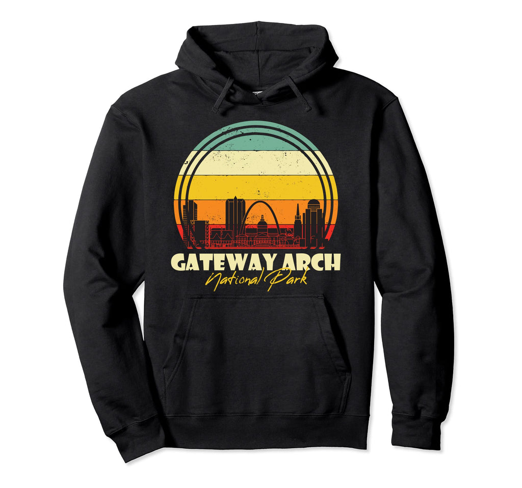 Gateway Arch St Louis National Hoodie - Casual Everyday Wear Men Women - T-Shirt, Sweatshirt, Hoodie