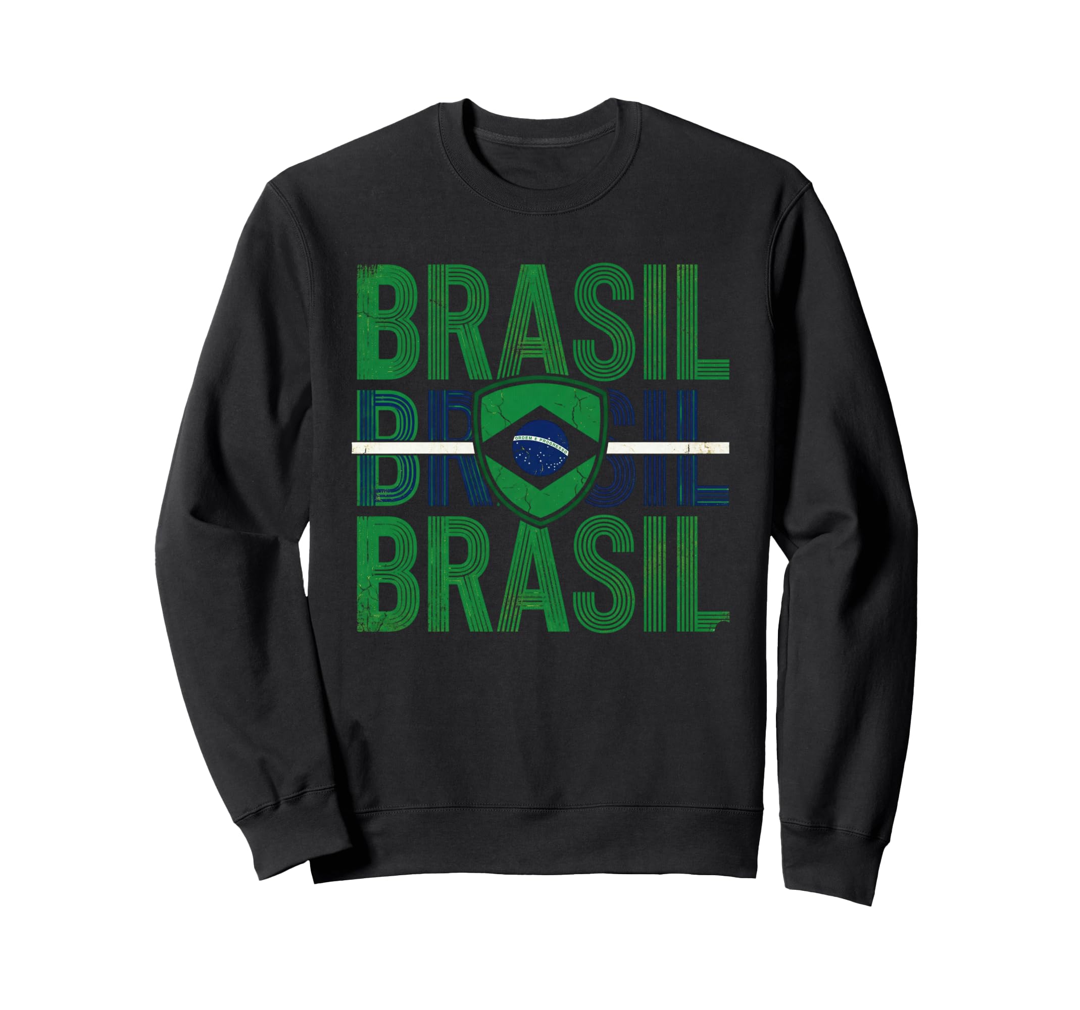 Brazil Gift Flag Brazilian Fan Sweatshirt - Streetwear Style for Adults - T-Shirt, Sweatshirt, Hoodie