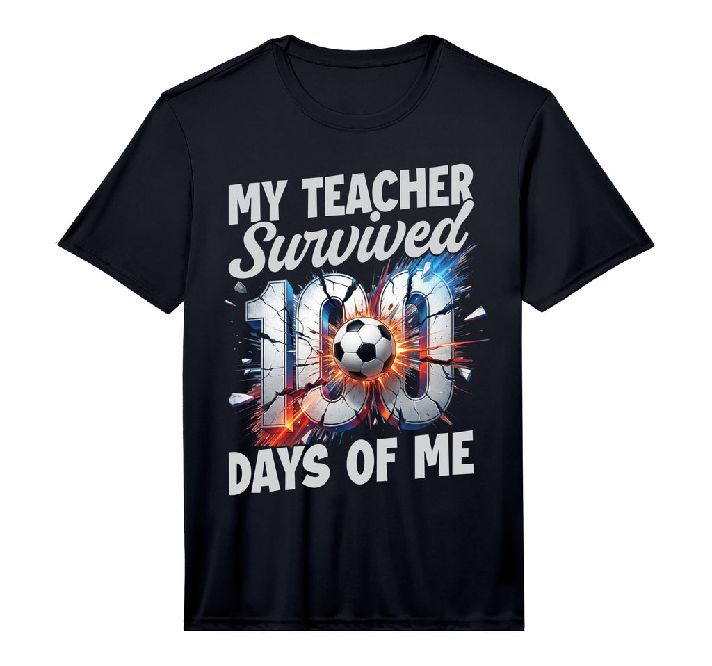 Teacher Survived 100 Days Me 100Th T-Shirt - Fun Novelty Design Men Women - T-Shirt, Sweatshirt, Hoodie