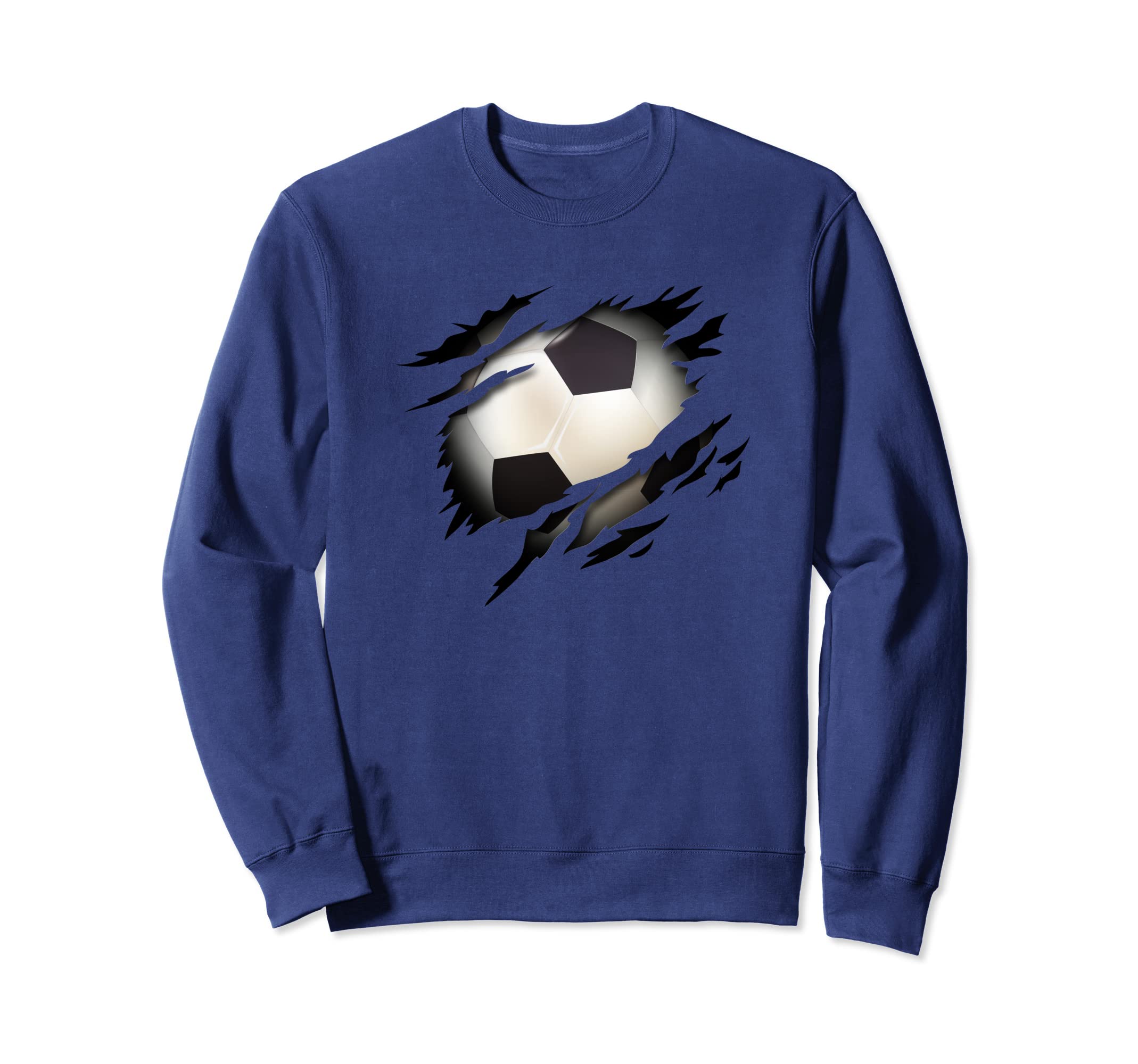 Soccer Heart I Football Sport Passion Sweatshirt - Unique Graphic Unisex - T-Shirt, Sweatshirt, Hoodie
