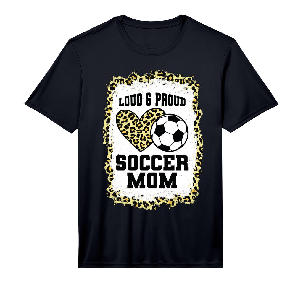 Mens Loud Proud Soccer Mom Heart Soccer Mom T-Shirt - Graphic Print Unisex - T-Shirt, Sweatshirt, Hoodie