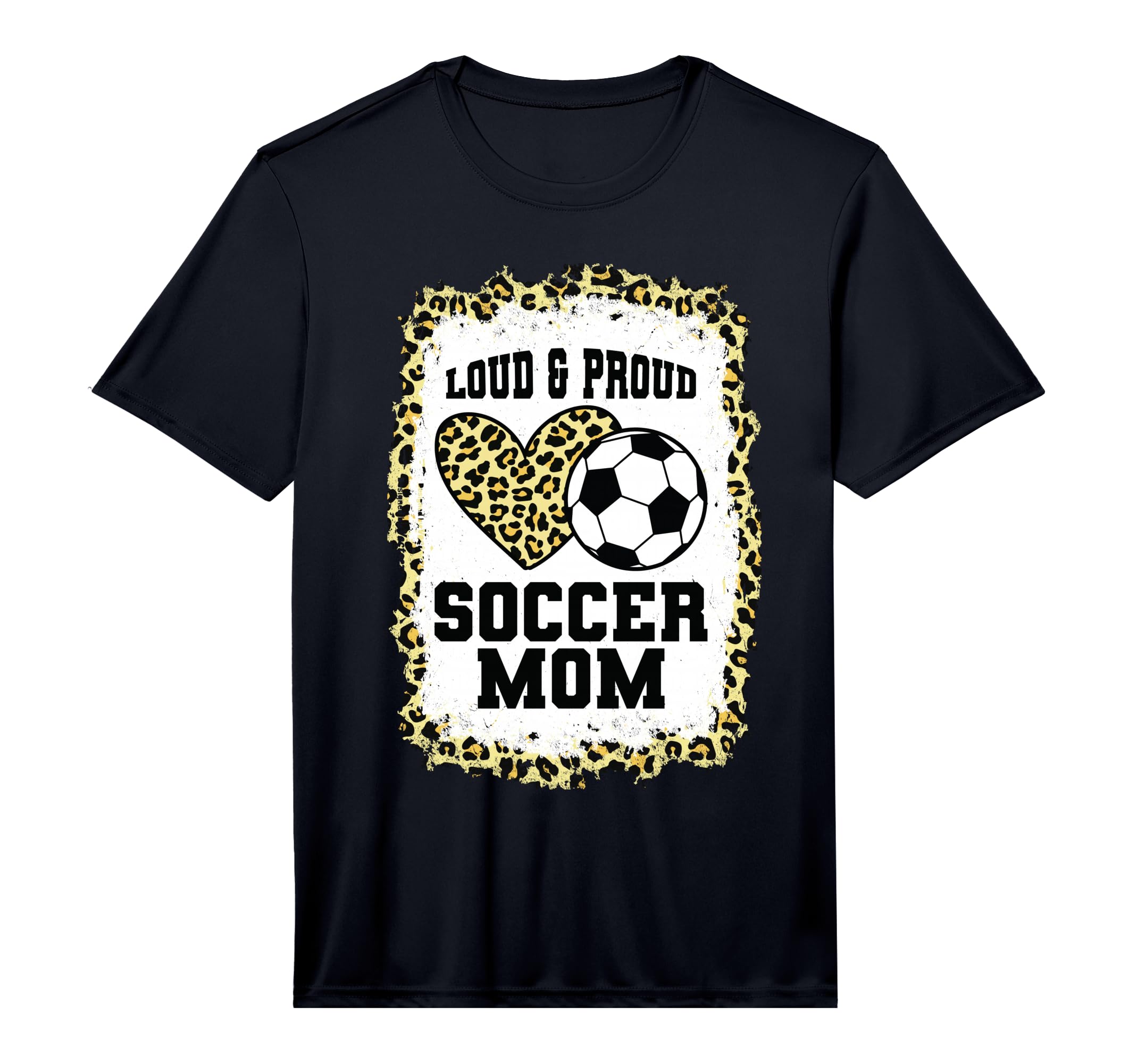 Mens Loud Proud Soccer Mom Heart Soccer Mom T-Shirt - Graphic Print Unisex - T-Shirt, Sweatshirt, Hoodie