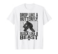 Ice Hockey Goalie Goalkeeper Drop T-Shirt - Custom Art Print Men Women - T-Shirt, Sweatshirt, Hoodie