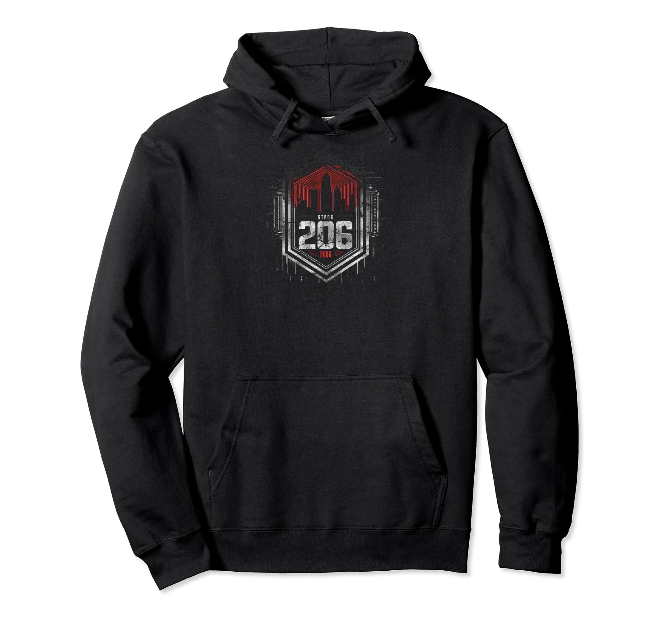 206 Grit 90S Grunge Urbandecay Mens Hoodie - Streetwear Style Unisex - T-Shirt, Sweatshirt, Hoodie