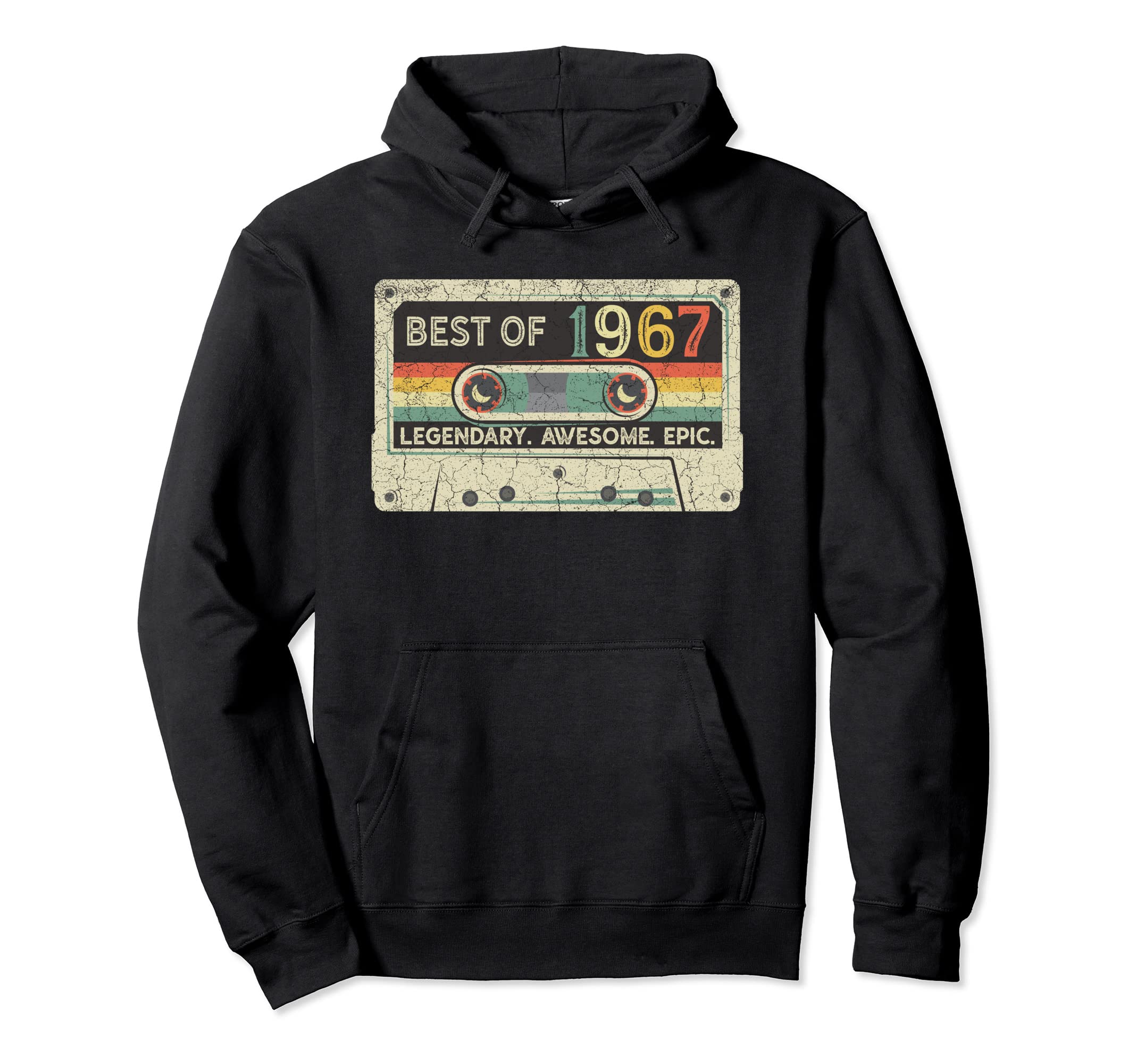 1967 Cassette Tape 55Th Birthday Hoodie - Aesthetic Graphic Men Women - T-Shirt, Sweatshirt, Hoodie