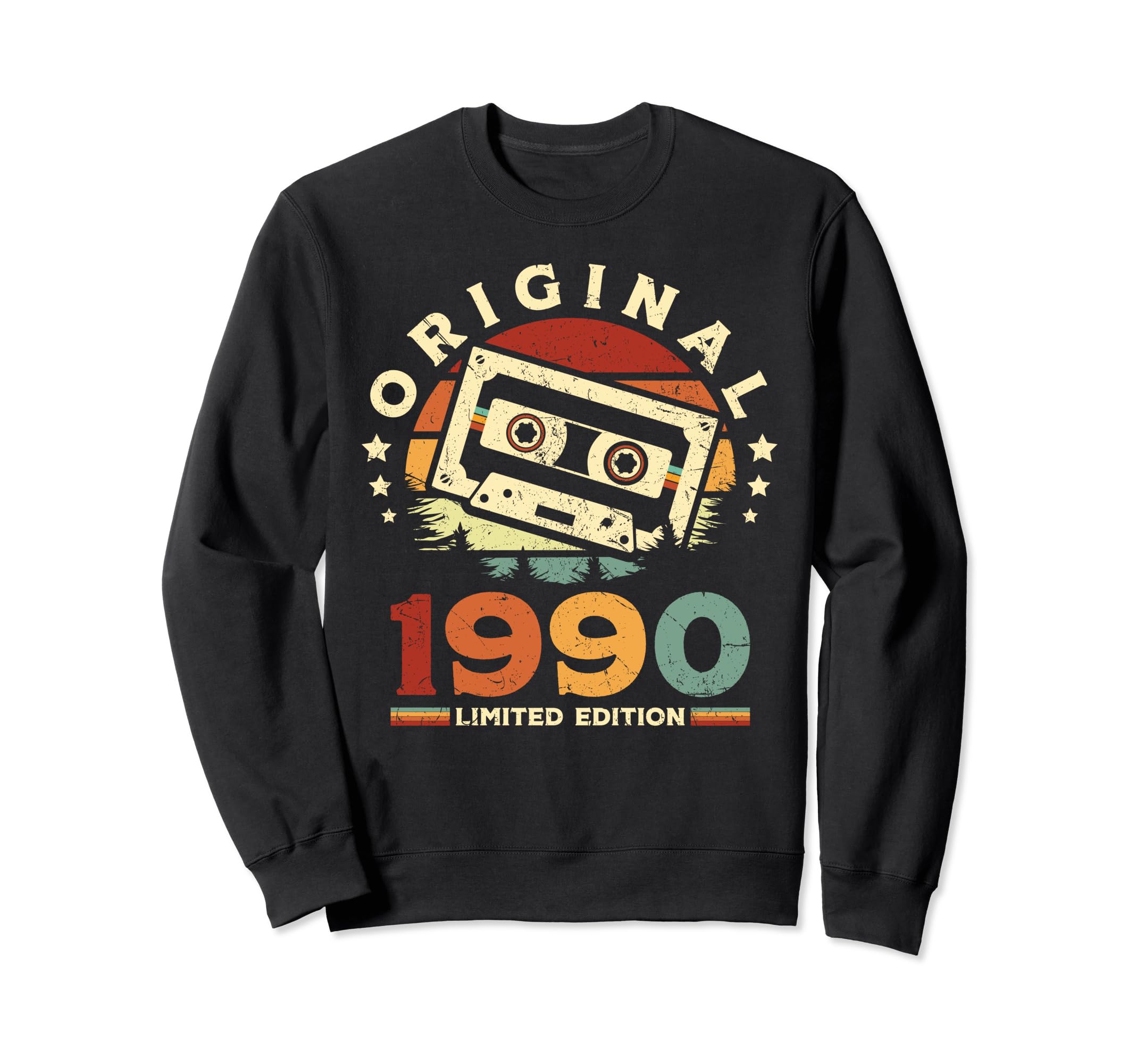1990 Cassette Tape 34Th Birthday Sweatshirt - Custom Art Print for Adults - T-Shirt, Sweatshirt, Hoodie