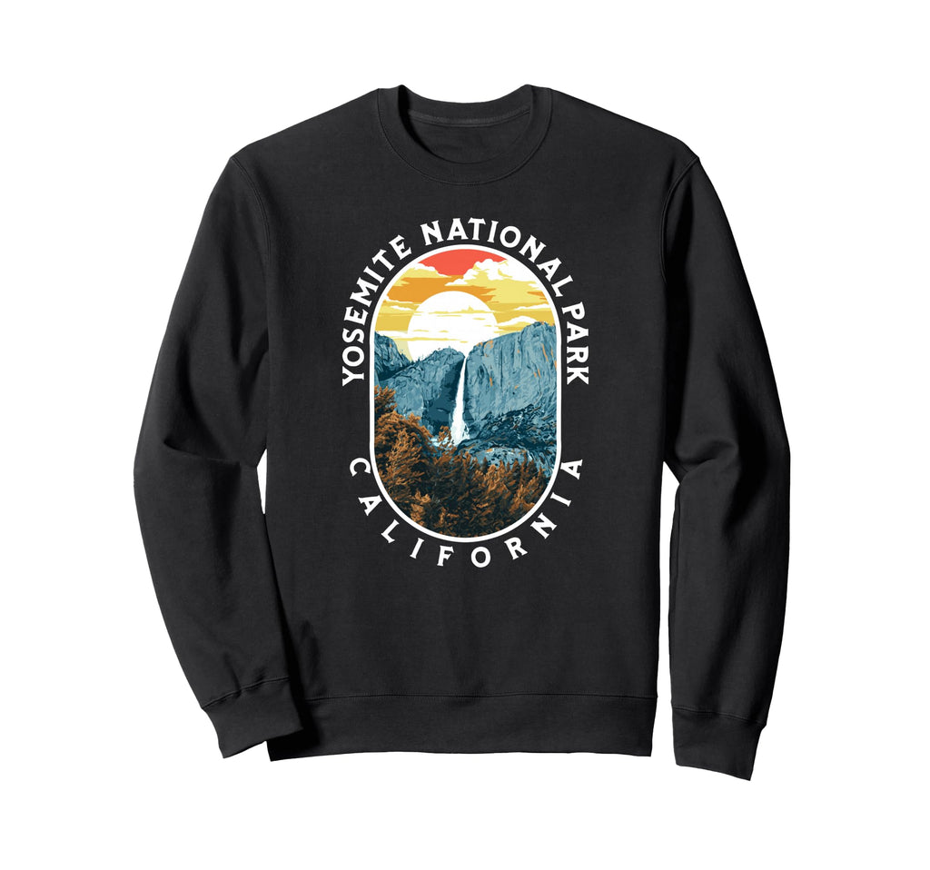 Yosemite Falls National Park Sweatshirt - Streetwear Style Unisex - T-Shirt, Sweatshirt, Hoodie