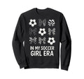 My Soccer Era Soccer Balls And Bows Sweatshirt - Graphic Print for Adults - T-Shirt, Sweatshirt, Hoodie