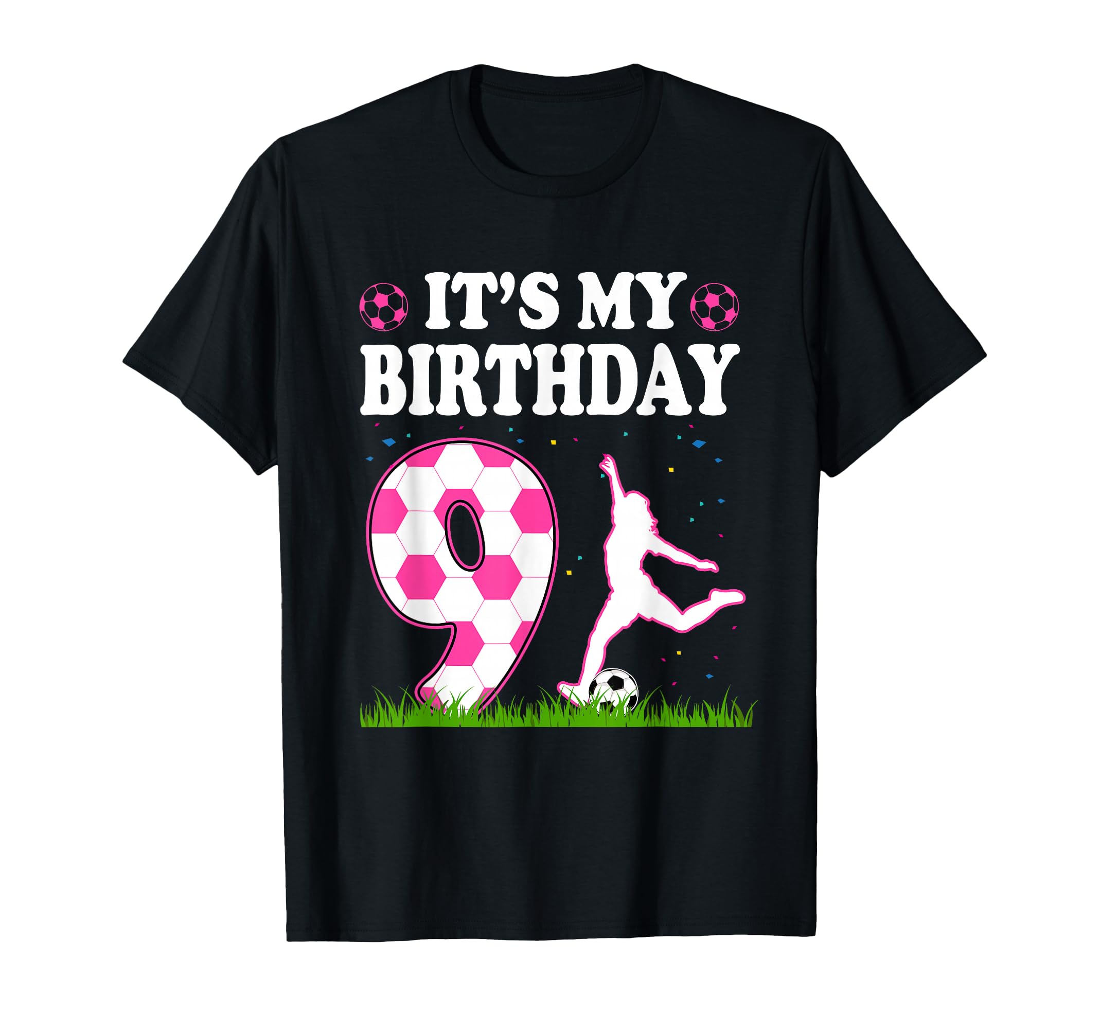 Its My 9Th Birthday Soccer Theme 9 T-Shirt - Fun Novelty Design Unisex - T-Shirt, Sweatshirt, Hoodie