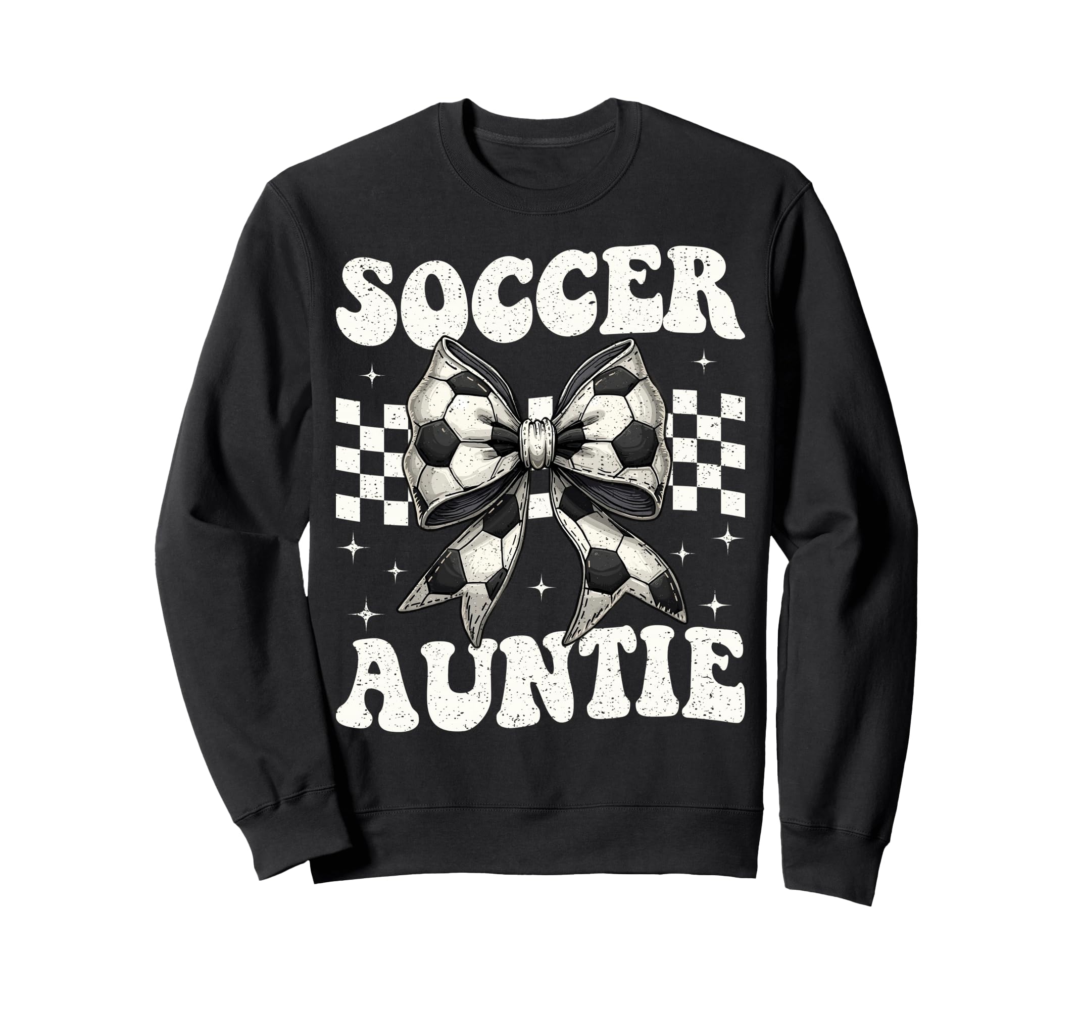Soccer Auntie Funny Coquette Sweatshirt - Casual Everyday Wear for Adults - T-Shirt, Sweatshirt, Hoodie