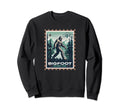 Bigfoot National Park Stamp Funny Sweatshirt - Minimalist Print Men Women - T-Shirt, Sweatshirt, Hoodie