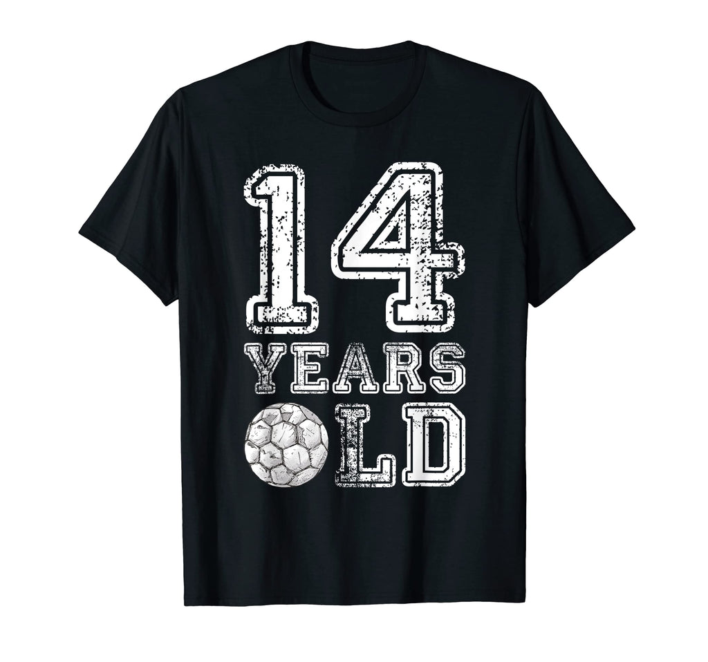 14 Years Old Soccer Sports Birthday T-Shirt - Fun Novelty Design Unisex - T-Shirt, Sweatshirt, Hoodie
