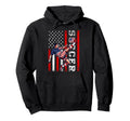 Patriotic Soccer Player American Flag Hoodie - Graphic Print Unisex - T-Shirt, Sweatshirt, Hoodie