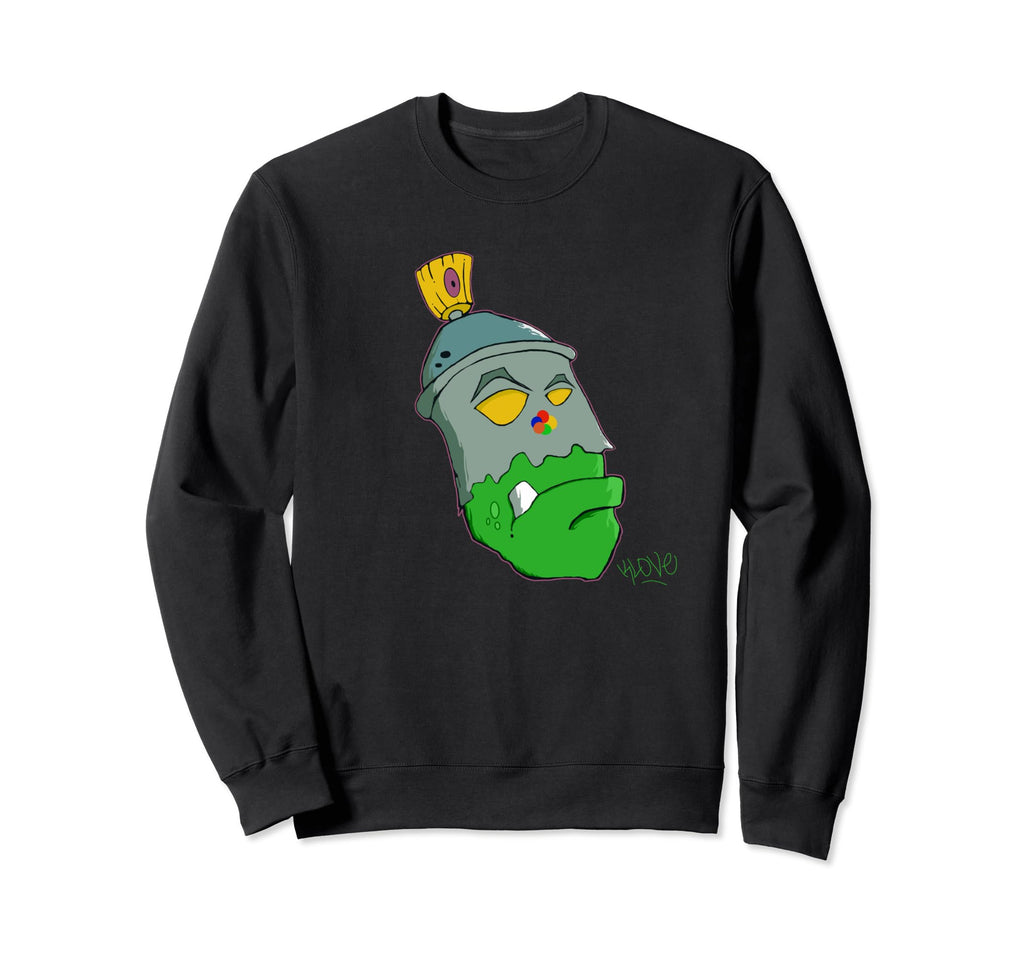Graffiti Character Old School 80S Sweatshirt - Trendy Graphic for Adults - T-Shirt, Sweatshirt, Hoodie