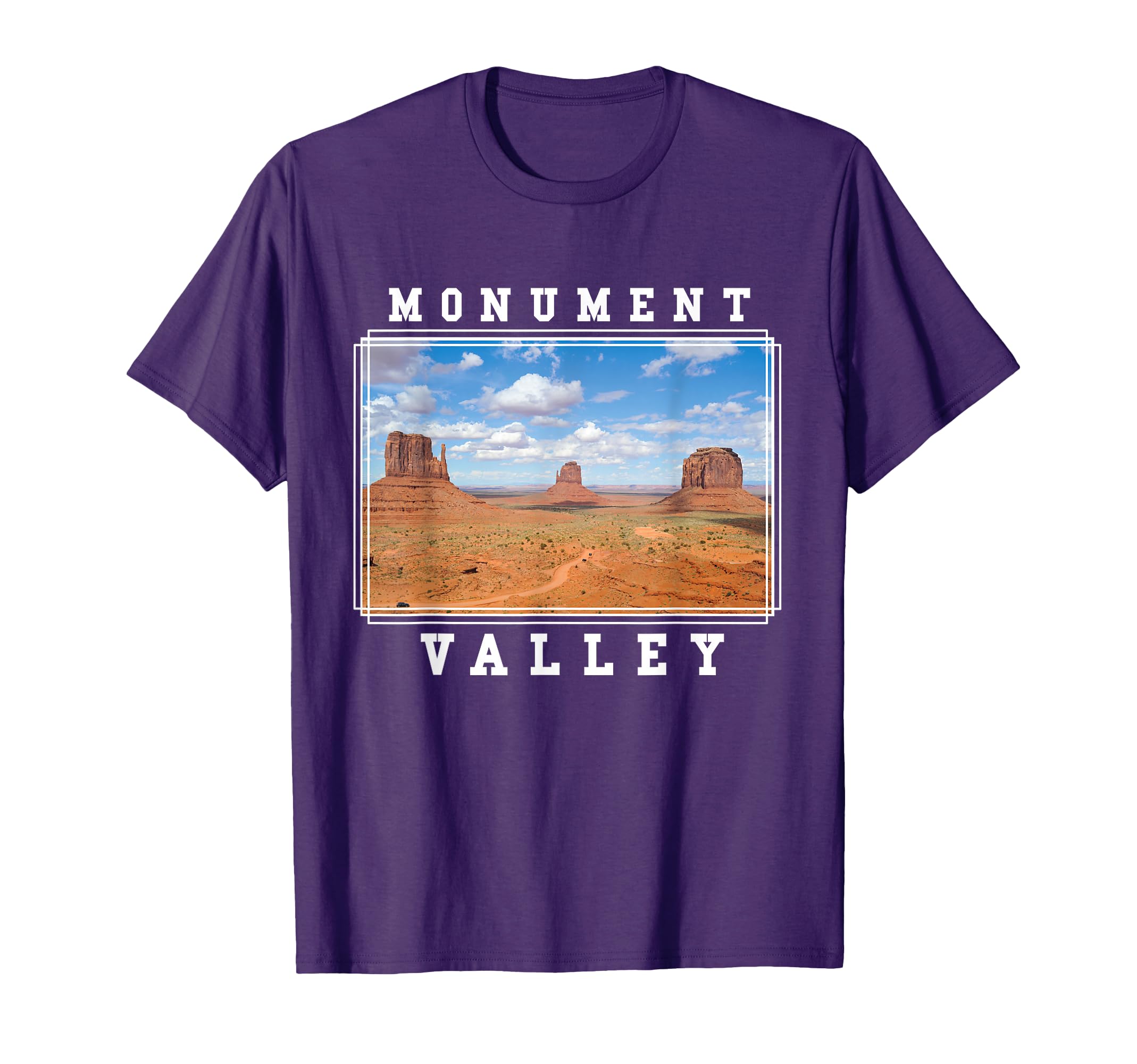 Monument Valley Utah Arizona T-Shirt - Fun Novelty Design for Adults - T-Shirt, Sweatshirt, Hoodie