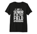Mens Proud Soccer Senior Dad Soccer T-Shirt - Minimalist Print Men Women - T-Shirt, Sweatshirt, Hoodie