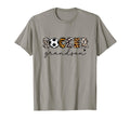 Soccer Grandson Leopard Family T-Shirt - Fun Novelty Design for Adults - T-Shirt, Sweatshirt, Hoodie