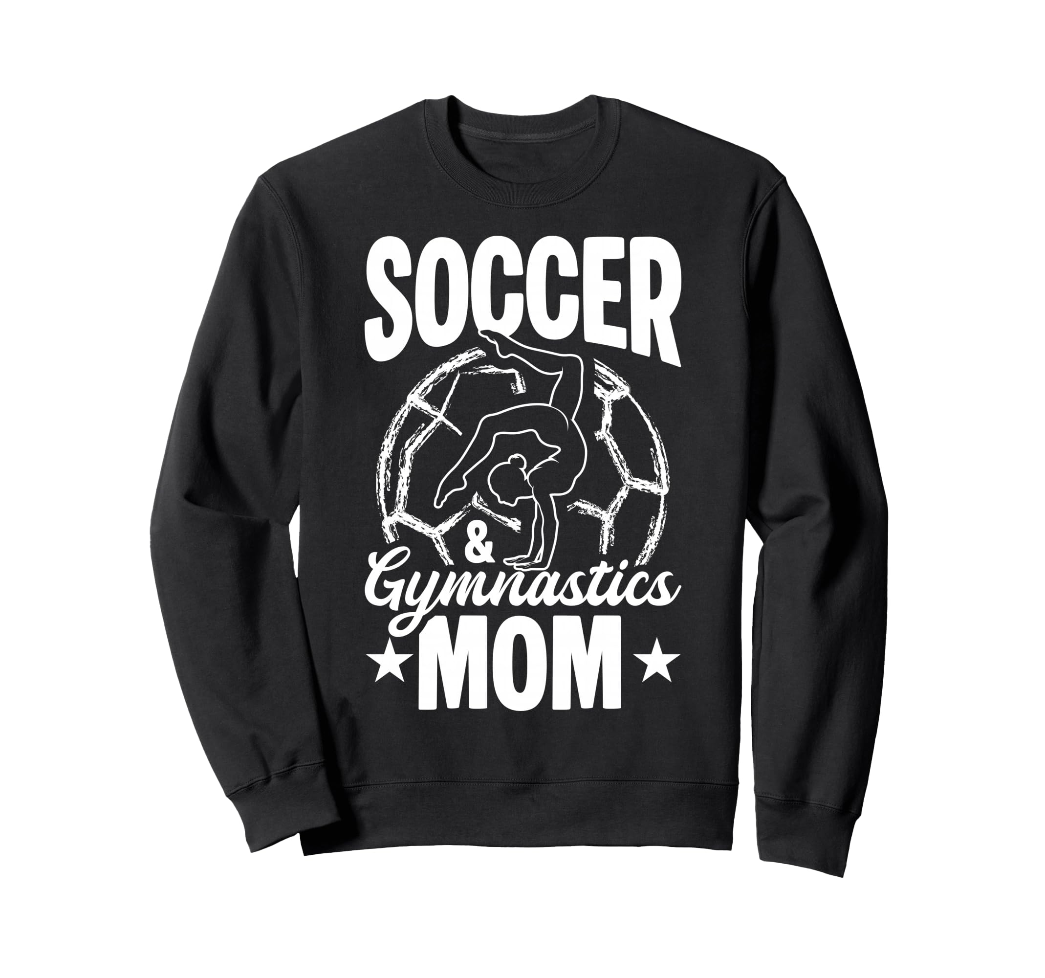 Soccer Gymnastics Mom Soccer Gymnastics Sweatshirt - Graphic Print Unisex - T-Shirt, Sweatshirt, Hoodie