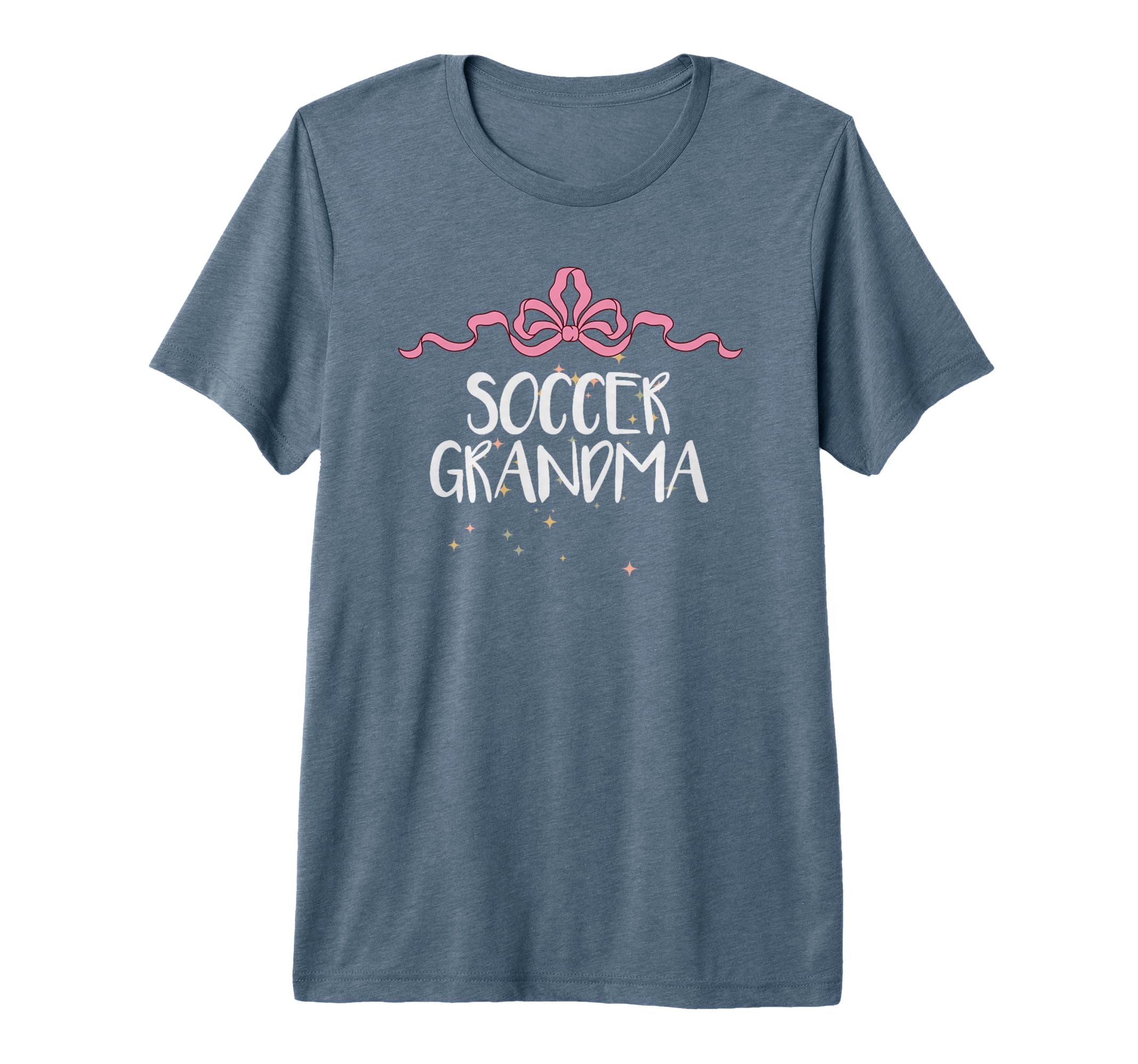Funny Soccer Grandma Coquette Art Bow T-Shirt - Trendy Graphic for Adults - T-Shirt, Sweatshirt, Hoodie