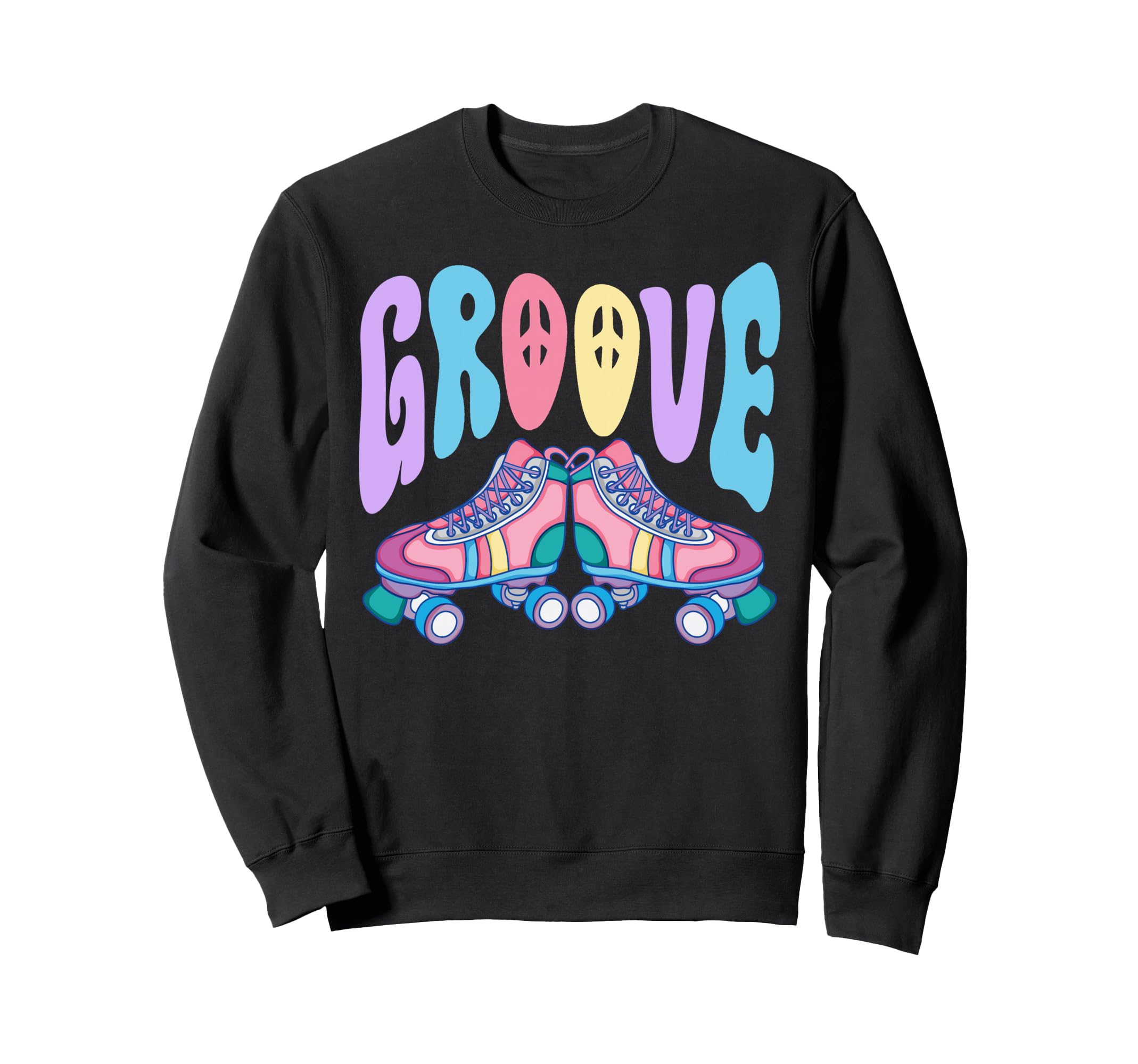 Roller Skating Skate 1970S Groove Sweatshirt - Trendy Graphic Men Women - T-Shirt, Sweatshirt, Hoodie
