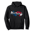 Panamanian Map And Flag Souvenir Hoodie - Streetwear Style for Adults - T-Shirt, Sweatshirt, Hoodie