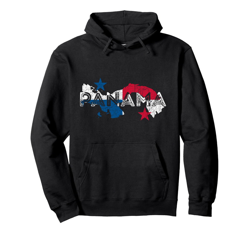 Panamanian Map And Flag Souvenir Hoodie - Custom Art Print for Adults - T-Shirt, Sweatshirt, Hoodie