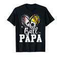 Ball Papa Baseball Softball Soccer Dad T-Shirt - Trendy Graphic Men Women - T-Shirt, Sweatshirt, Hoodie