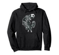 Soccer Cat Acrobat Feline Football Hero Hoodie - Novelty Apparel Men Women - T-Shirt, Sweatshirt, Hoodie