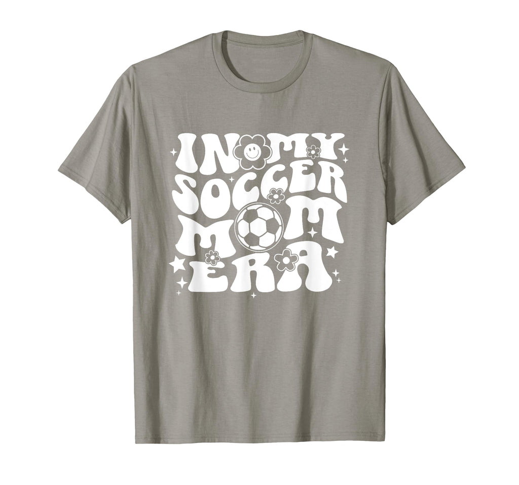 My Soccer Mom Era Groovy Soccer Mama T-Shirt - Novelty Apparel Men Women - T-Shirt, Sweatshirt, Hoodie