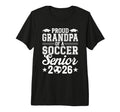 Proud Grandpa 2026 Senior Soccer T-Shirt - Fun Novelty Design Unisex - T-Shirt, Sweatshirt, Hoodie
