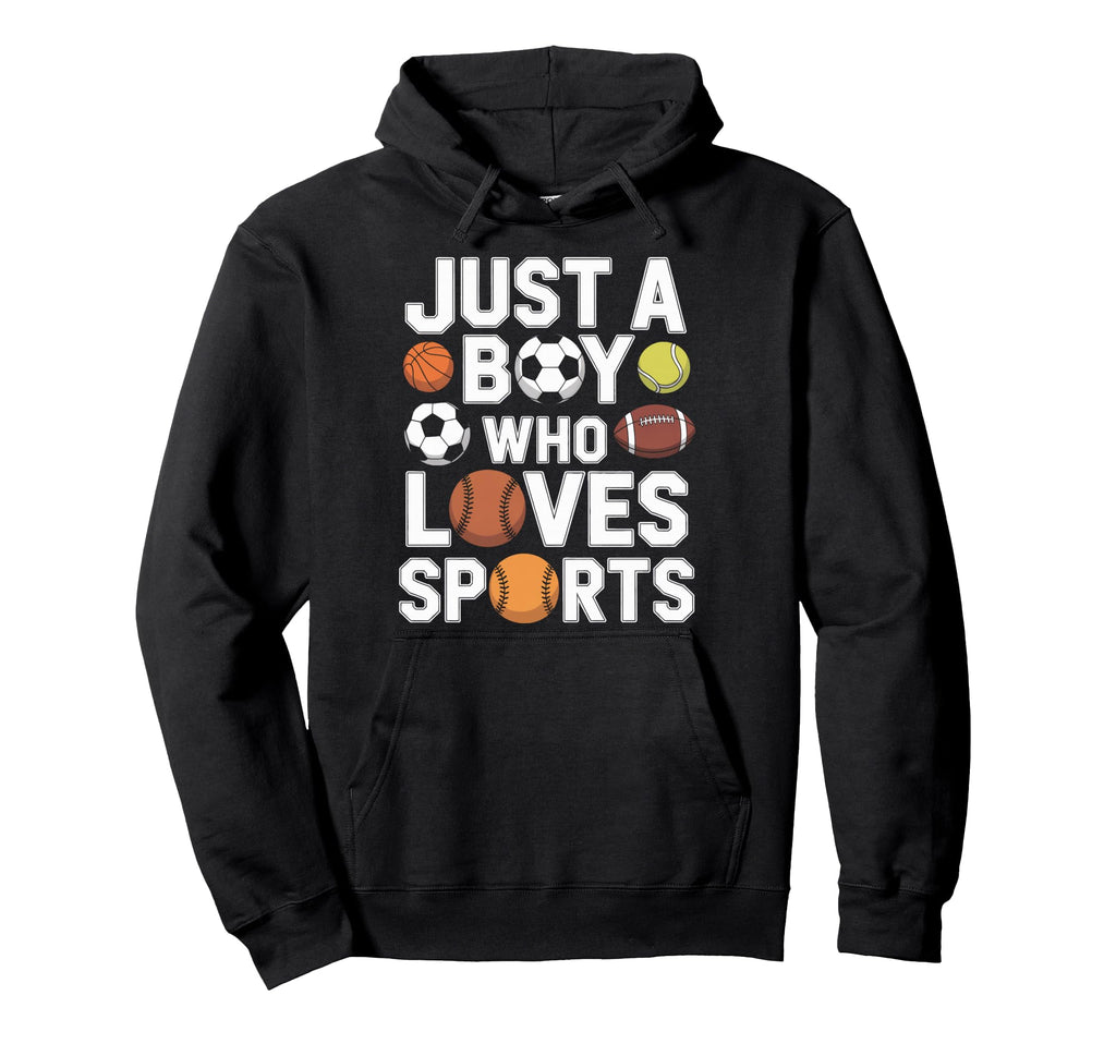 Just Who Loves Sports Young Soccer Hoodie - Casual Everyday Wear Men Women - T-Shirt, Sweatshirt, Hoodie
