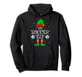 Soccer Elf Family Matching Elf Squad Pajama Hoodie - Trendy Graphic Unisex - T-Shirt, Sweatshirt, Hoodie