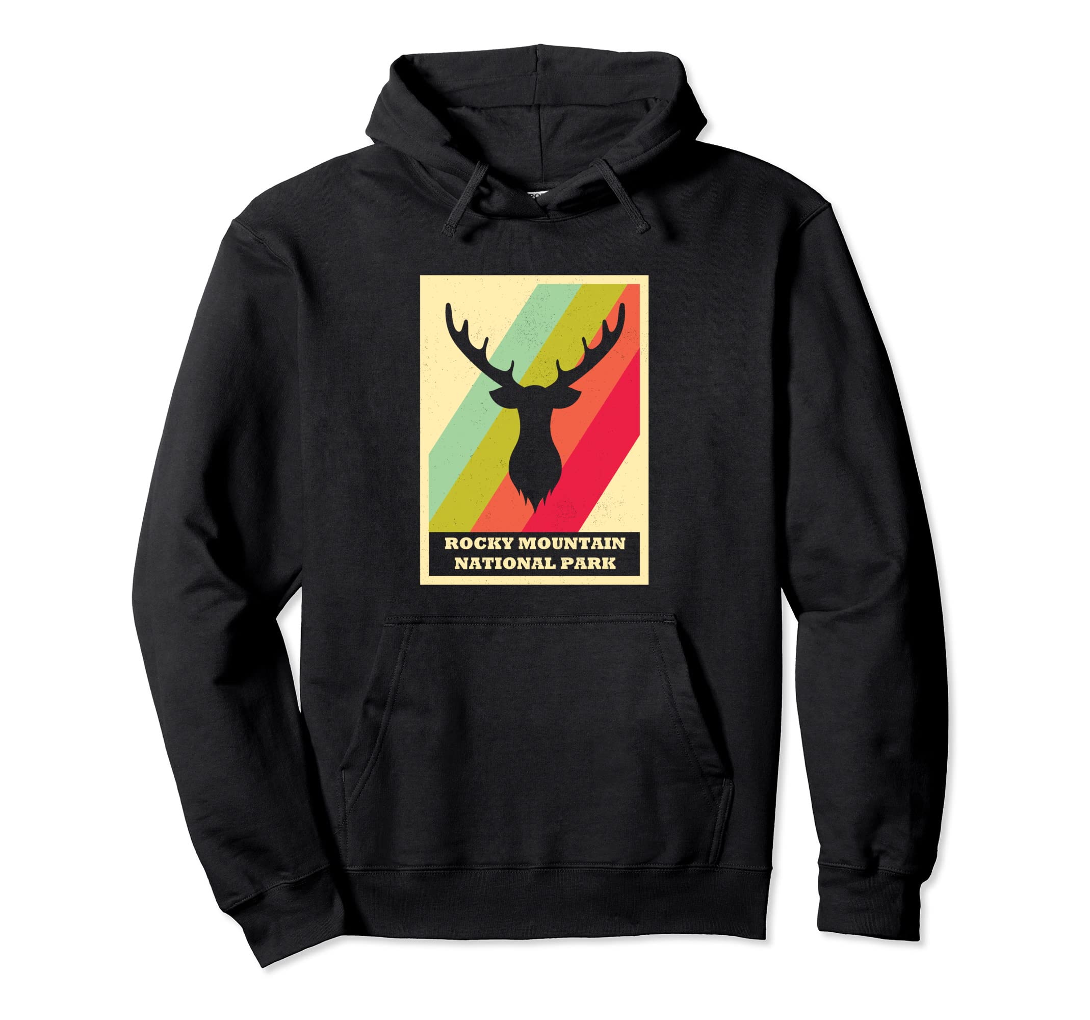 Rocky Mountain National Park Colorado Hoodie - Custom Art Print Unisex - T-Shirt, Sweatshirt, Hoodie