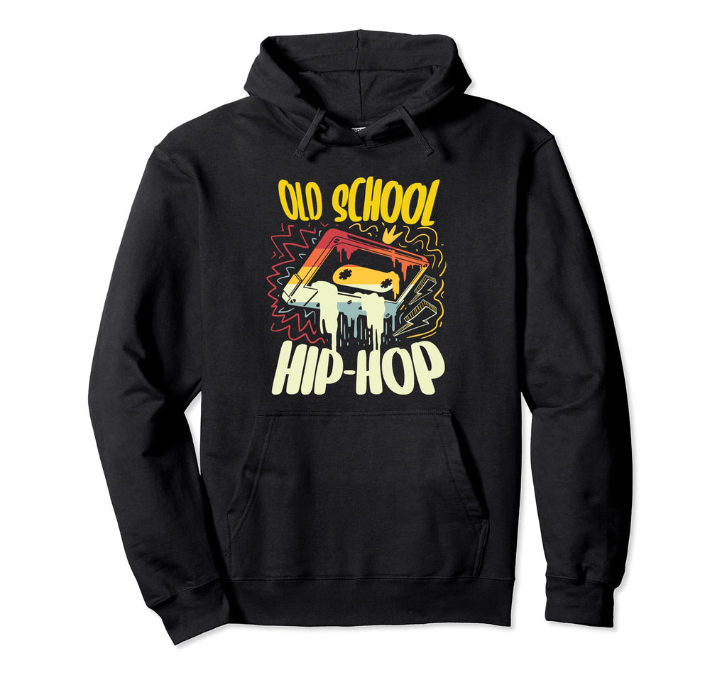 1980S Old School Hip Hop Lover Hoodie - Minimalist Print for Adults - T-Shirt, Sweatshirt, Hoodie