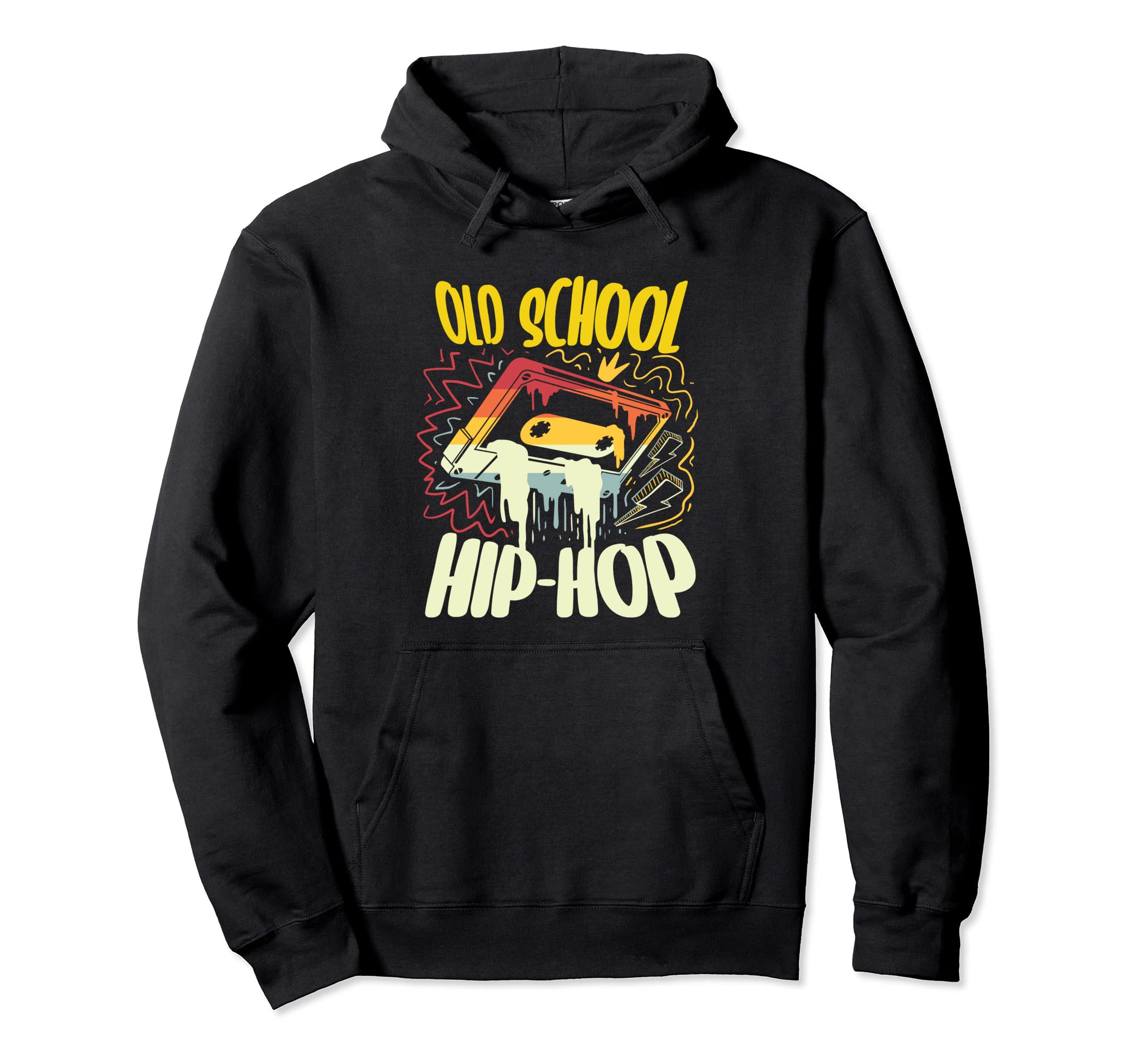 1980S Old School Hip Hop Lover Hoodie - Minimalist Print for Adults - T-Shirt, Sweatshirt, Hoodie