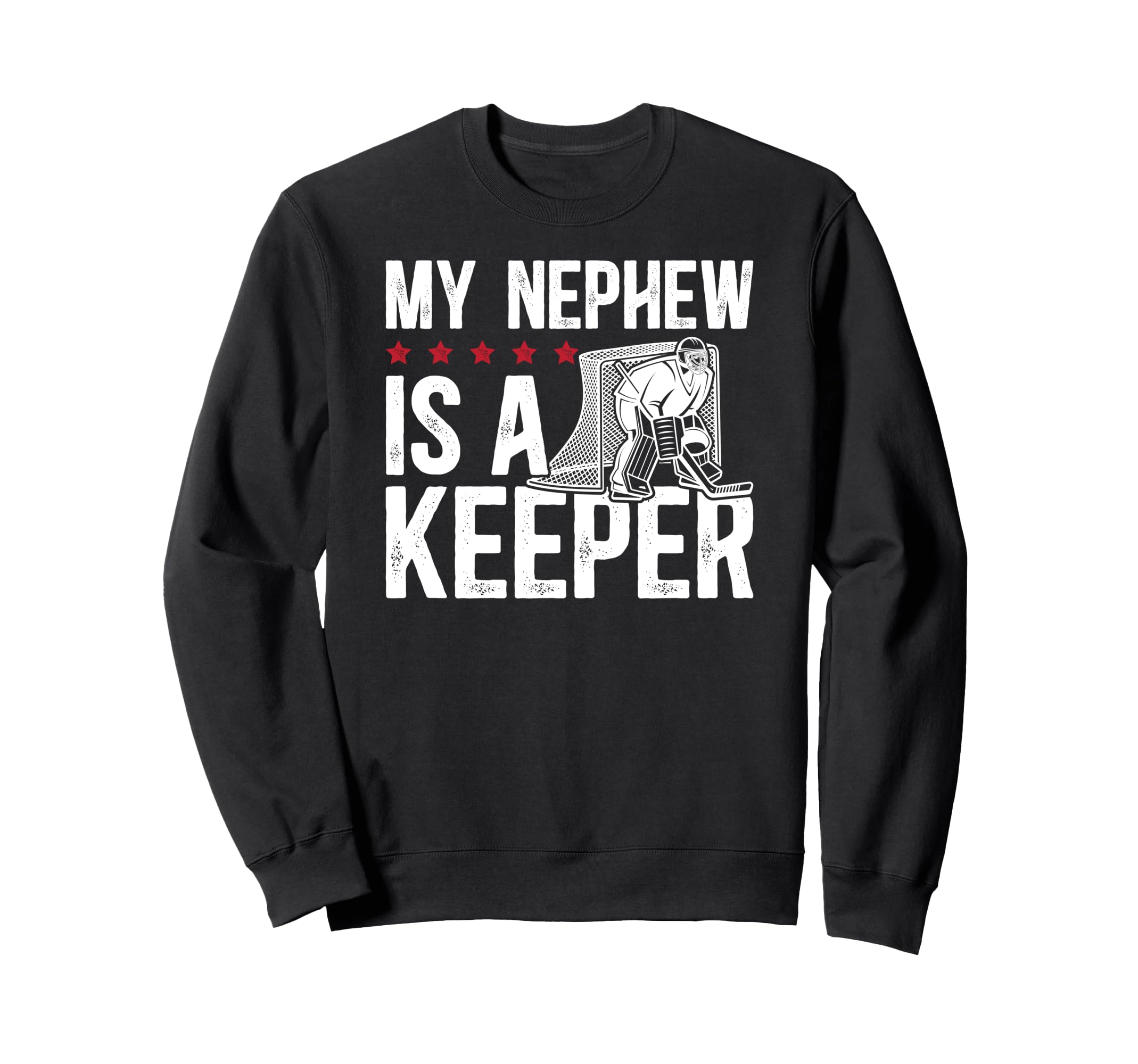 Ice Hockey Keeper Uncle Hockey Goalie Sweatshirt - Custom Art Print Unisex - T-Shirt, Sweatshirt, Hoodie