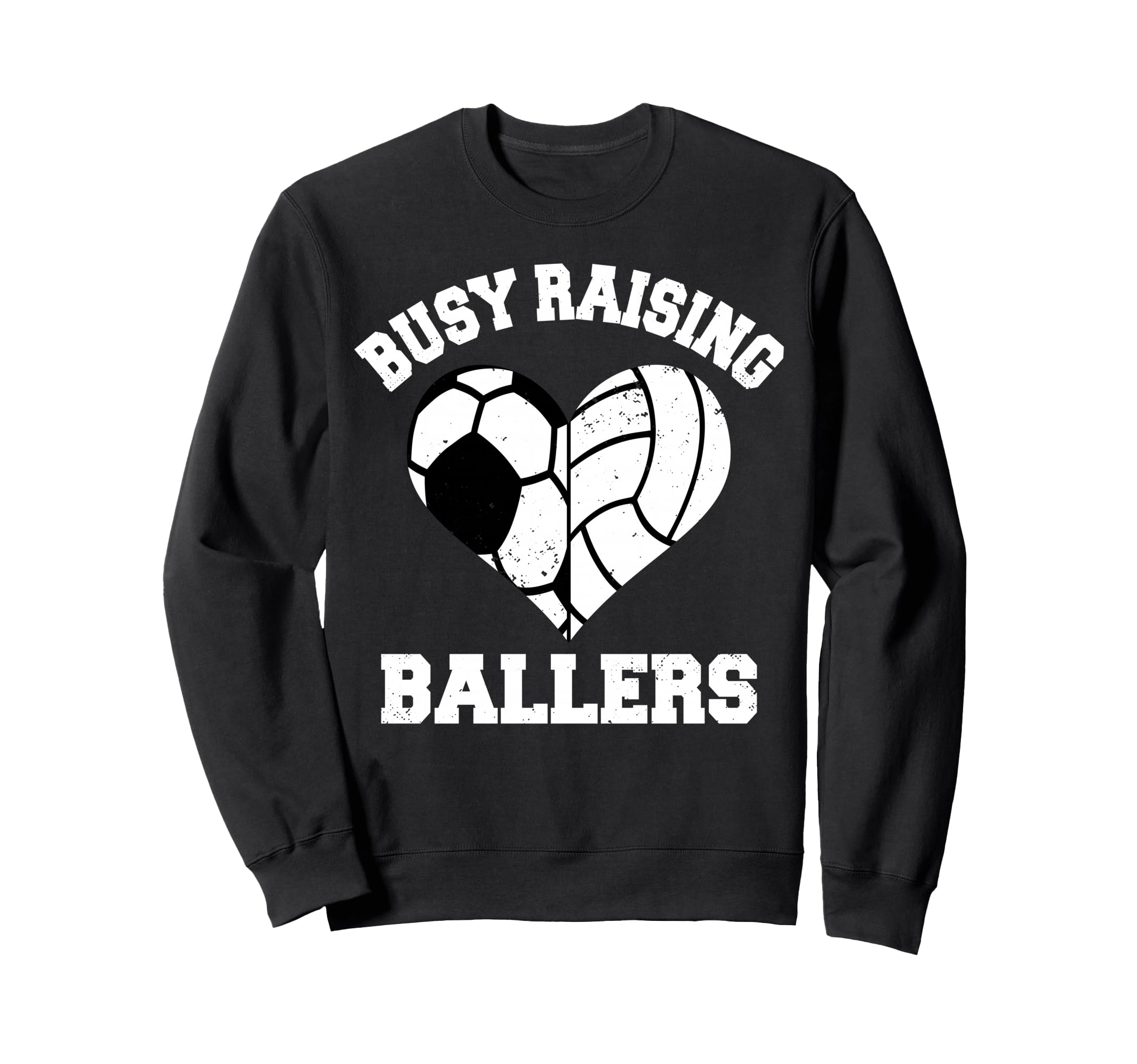 Busy Raising Ballers Soccer Sweatshirt - Aesthetic Graphic for Adults - T-Shirt, Sweatshirt, Hoodie
