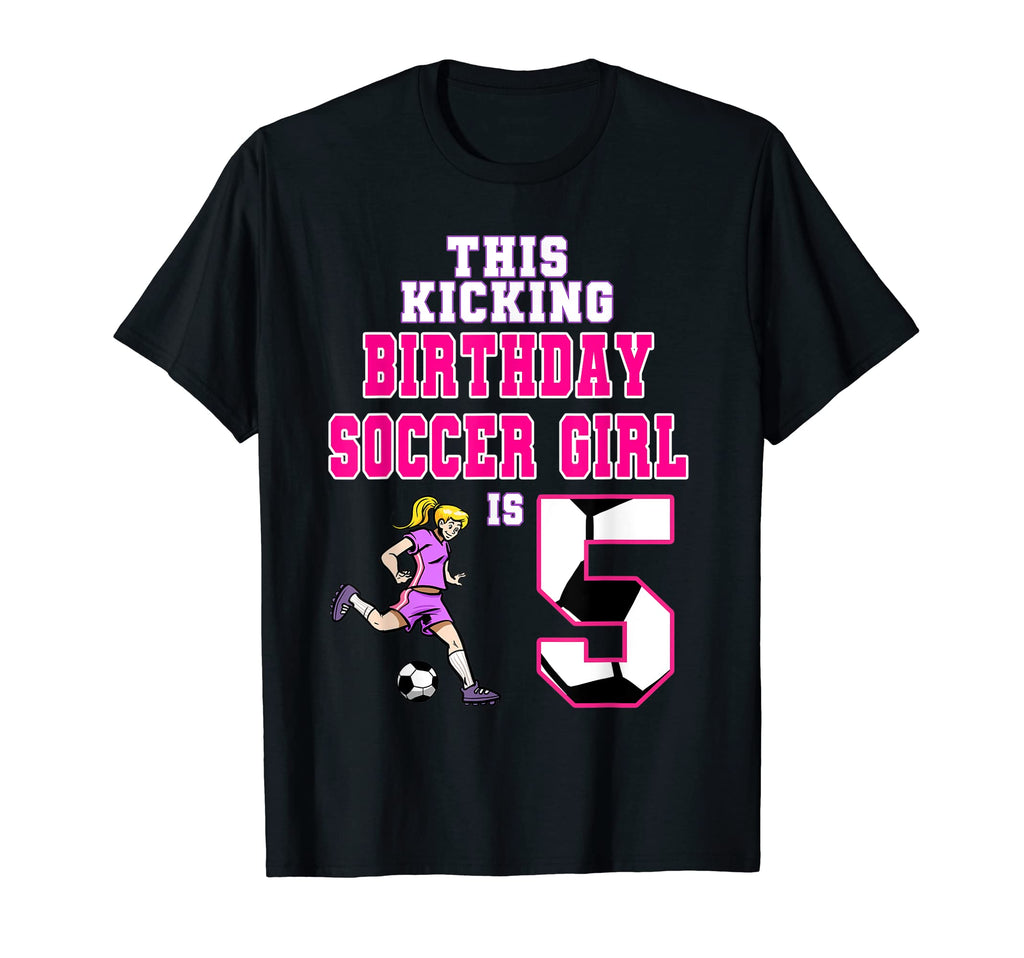 This Birthday Soccer Is 5 Soccer T-Shirt - Minimalist Print Men Women - T-Shirt, Sweatshirt, Hoodie