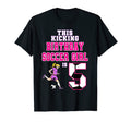 This Birthday Soccer Is 5 Soccer T-Shirt - Minimalist Print Men Women - T-Shirt, Sweatshirt, Hoodie