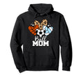 Ball Mom Funny Volleyball Soccer Hoodie - Novelty Apparel Men Women - T-Shirt, Sweatshirt, Hoodie