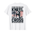 Stand Flag Kneel Cross Soccer T-Shirt - Trendy Graphic for Adults - T-Shirt, Sweatshirt, Hoodie