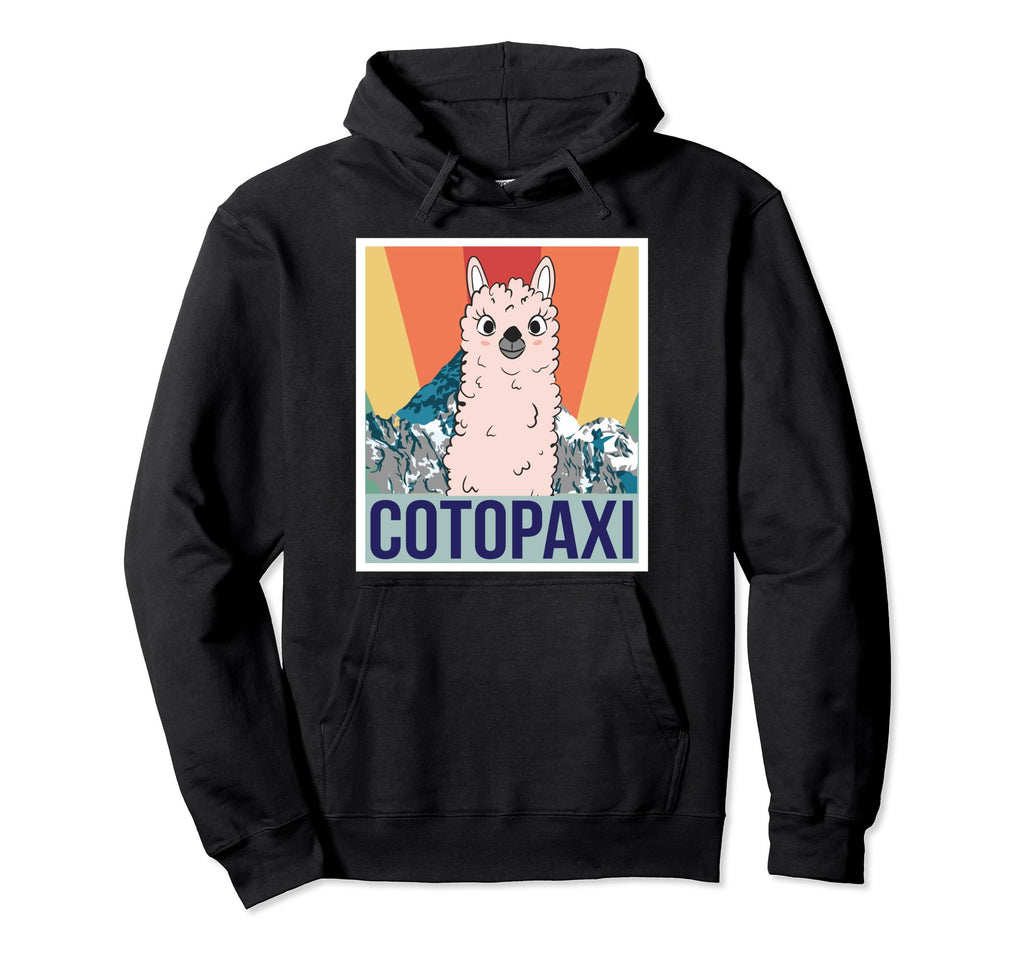 National Park Ecuador Cotopaxi Llama Hoodie - Graphic Print for Adults - T-Shirt, Sweatshirt, Hoodie
