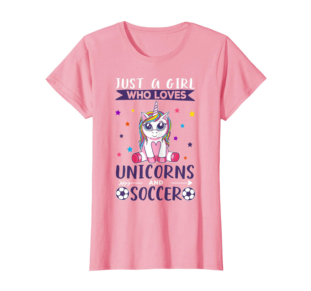 Just Who Loves Unicorns And Soccer T-Shirt - Unique Graphic Men Women - T-Shirt, Sweatshirt, Hoodie