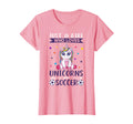 Just Who Loves Unicorns And Soccer T-Shirt - Streetwear Style Men Women - T-Shirt, Sweatshirt, Hoodie