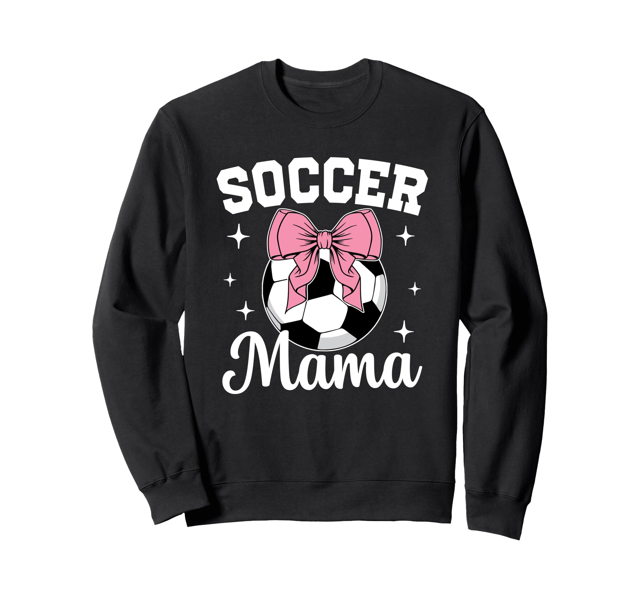 Coquette Bow Soccer Mama Soccer Sweatshirt - Novelty Apparel for Adults - T-Shirt, Sweatshirt, Hoodie